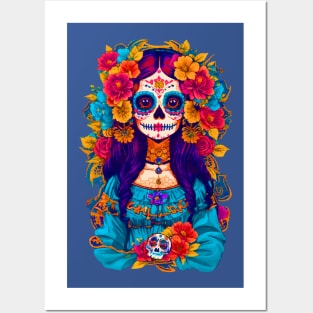 Sugar Skull Halloween Posters and Art